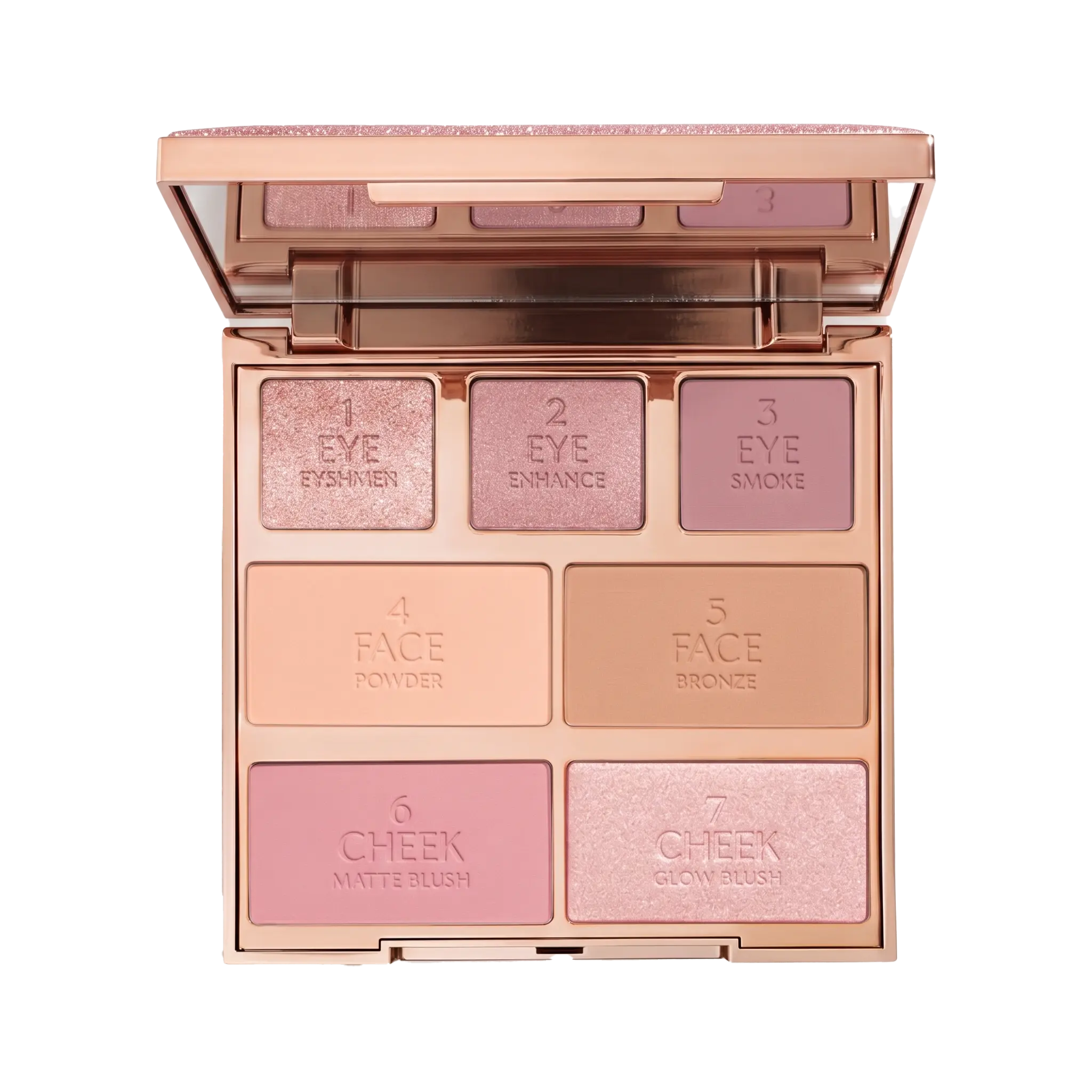 پالت Charlotte Tilbury Hollywood Instant Look Pretty Glowing Beauty — سوییت تدی