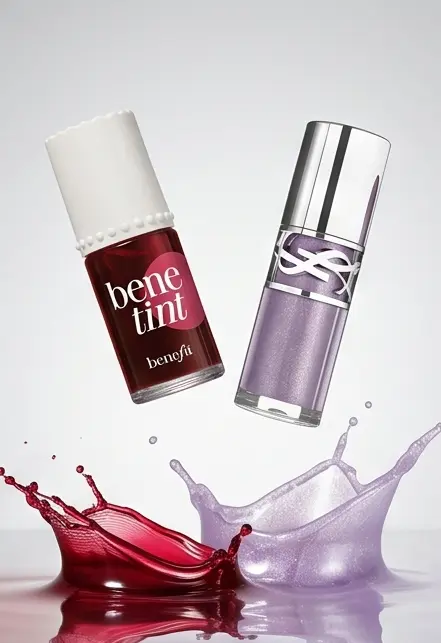 جزئیات تینت Benefit Benetint و روغن لب YSL Loveshine روی پوست